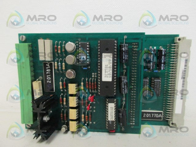 MELTREL A2.01.770 ELECTRONIC BOARD *USED*