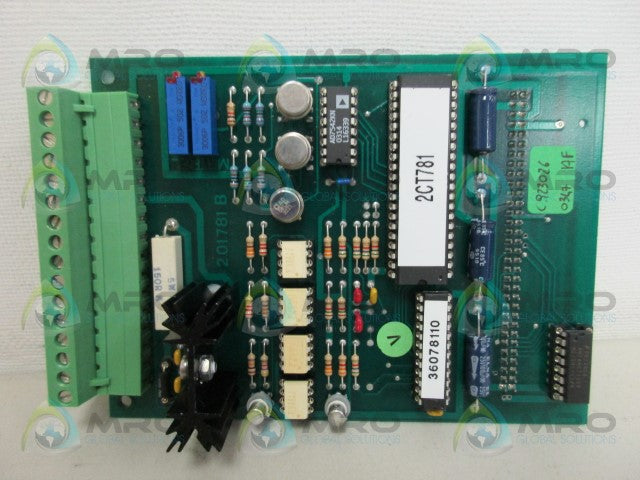 MELTREL 2.01.781B CIRCUIT BOARD *NEW NO BOX*