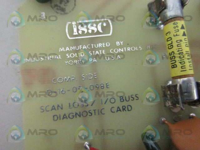 ISSC D-16-09-098E DIAGNOSTIC CARD *NEW NO BOX*