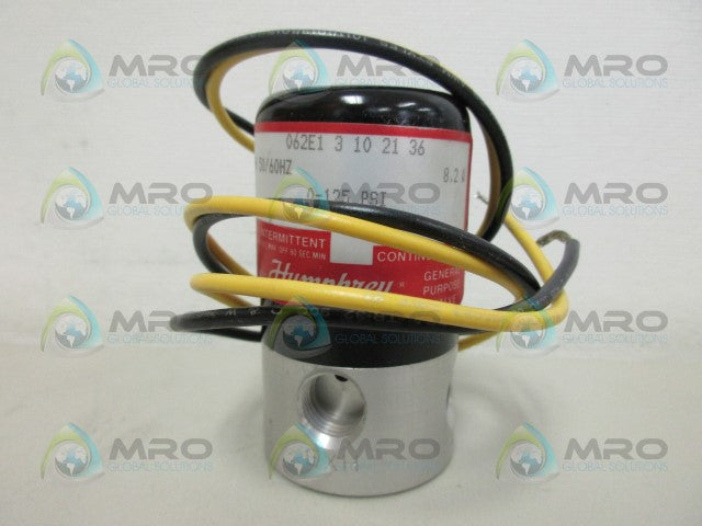 HUMPHREY 062E131021361205060 SOLENOID VALVE *NEW IN BOX*