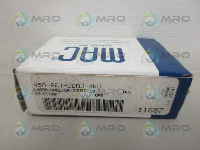 MAC 45A-AC1-DDAJ-4KD PNEUMATIC VALVE *NEW IN BOX*