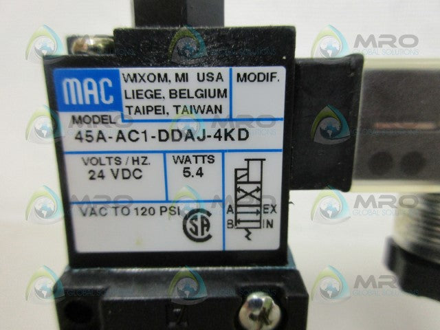 MAC 45A-AC1-DDAJ-4KD PNEUMATIC VALVE *NEW IN BOX*