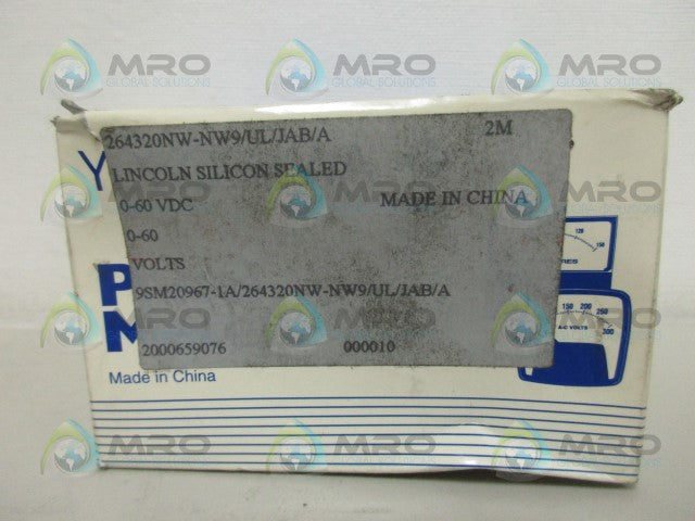 YOKOGAWA 264320NW-NW9/UL/JAB/A 0-60 *NEW IN BOX*