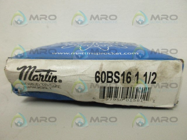 MARTIN 60BS16-1-1/2 SPROCKET *NEW IN BOX*
