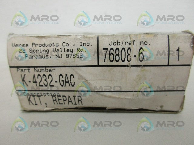VERSA K-4232-GAC REPAIR KIT *NEW IN BOX*