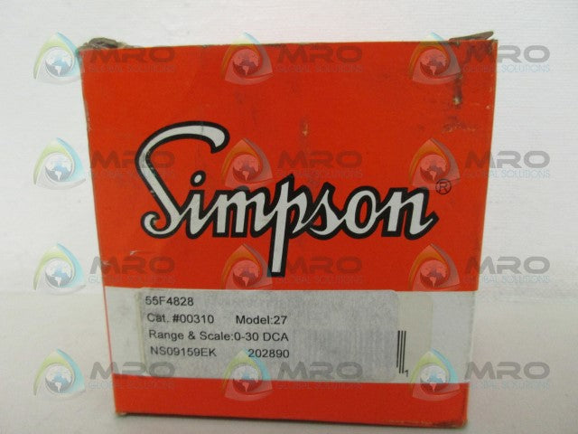 SIMPSON 27 0-30 *NEW IN BOX*