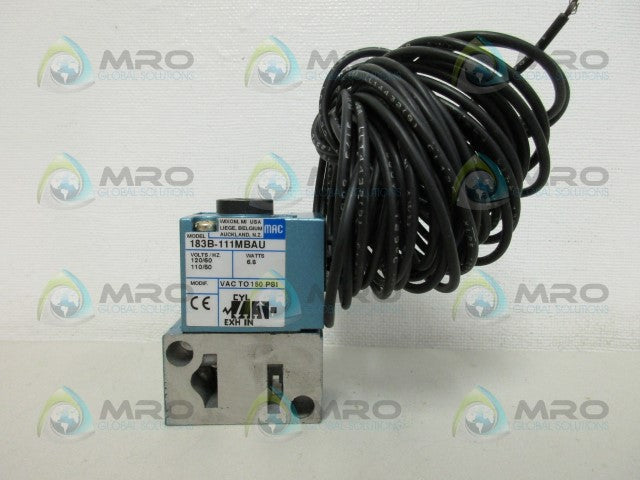 MAC 183B-111MBAU ELECTRICAL VALVE *NEW NO BOX*