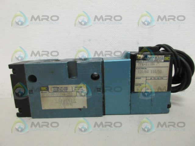 MAC 811C-PP-111BA-252 SOLENOID VALVE *USED*