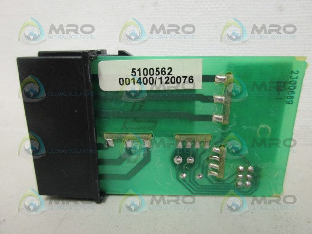 CARLO GAVAZZI 5100562 OUTPUT MODULE *USED*