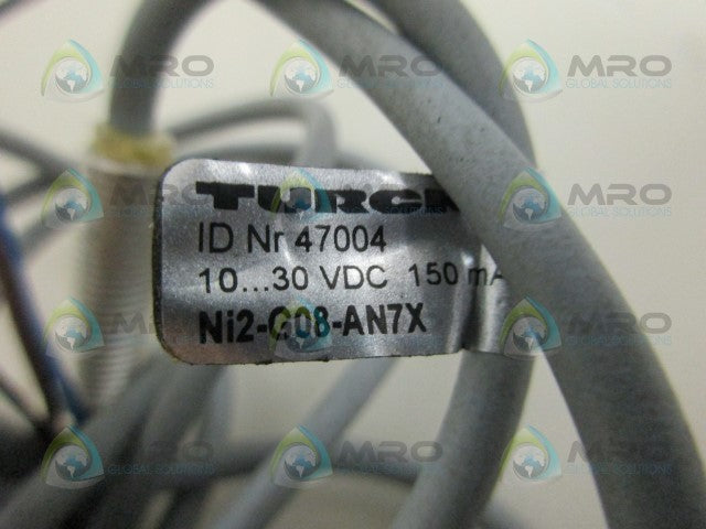 TURCK Ni2-G08-AN7X PROXIMITY SWITCH *USED*