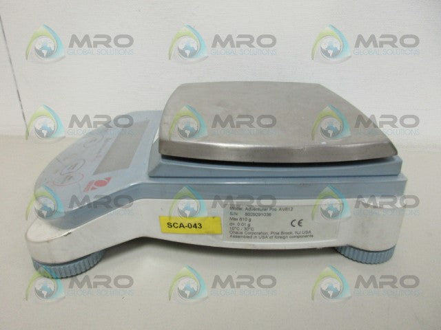 ADVENTURER AV812 PRECISION BALANCE SCALE *USED*