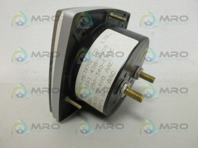 YOKOGAWA 250-340-LSSC 0-400 PANEL METER *NEW IN BOX*
