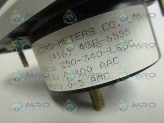 YOKOGAWA 250-340-LSSC 0-400 PANEL METER *NEW IN BOX*