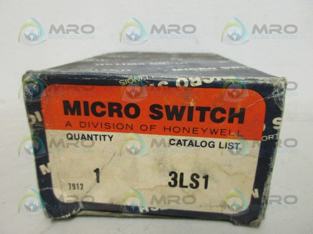 MICROSWITCH 3LS1 LIMIT SWITCH *NEW IN BOX*