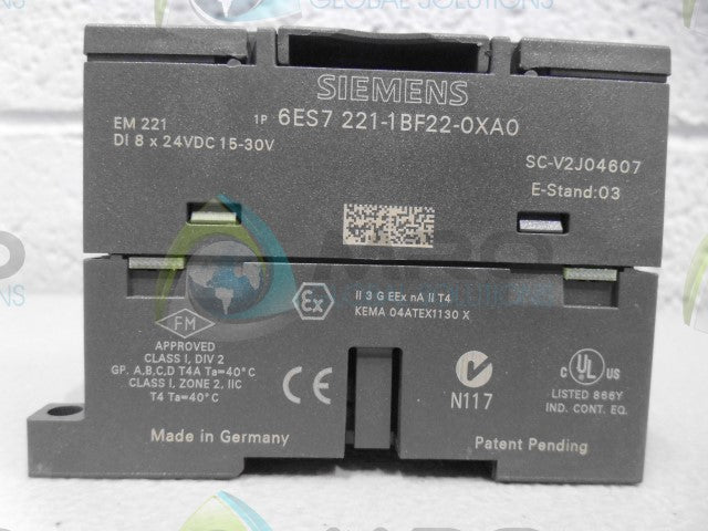 SIEMENS 6ES7221-BF22-0XA0 CONNECTOR *NEW NO BOX*