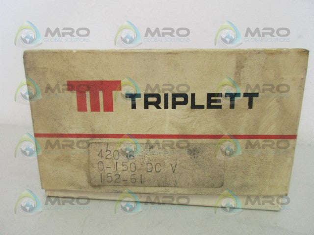 TRIPLETT 420G 0-150 VOLTMETER *NEW IN BOX*