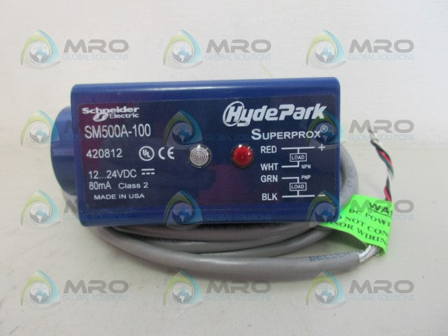 HYDEPARK SM500A-100 SENSOR *NEW NO BOX*