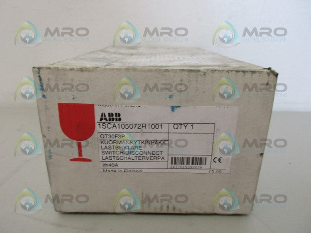 ABB OT30F3P DISCONNECT SWITCH *NEW IN BOX*