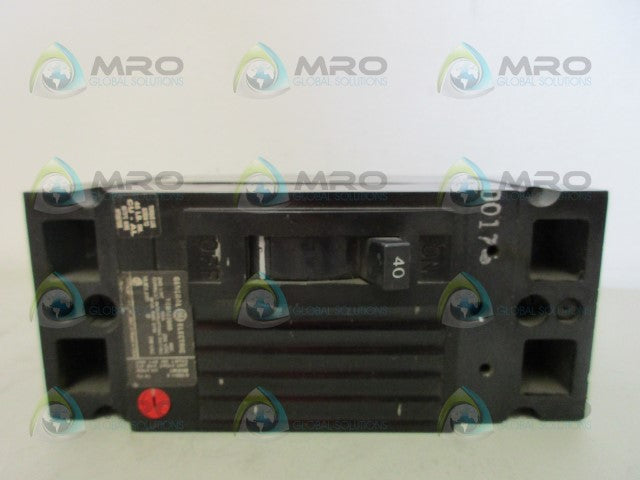 GENERAL ELECTRIC TEB122140WL 40AMP 2POLE CIRCUIT BREAKER *NEW IN BOX*