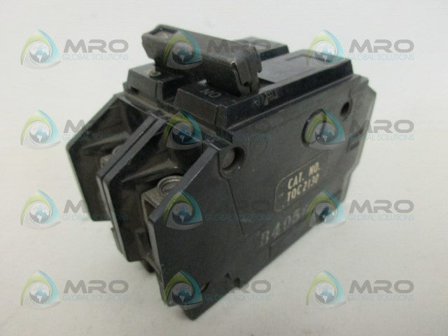 GENERAL ELECTRIC CU-AL 30AMP 2 POLE CIRCUIT BREAKER (AS PICTURED)*USED*