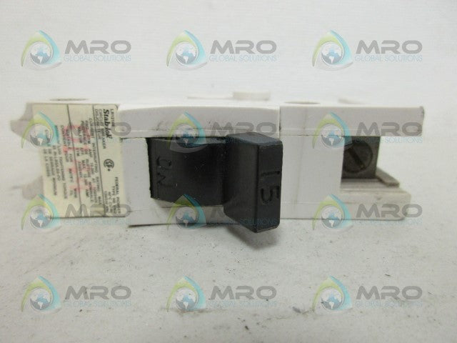 STAB-LOK NB115 15AMP 1 POLE CIRCUIT BREAKER *USED*