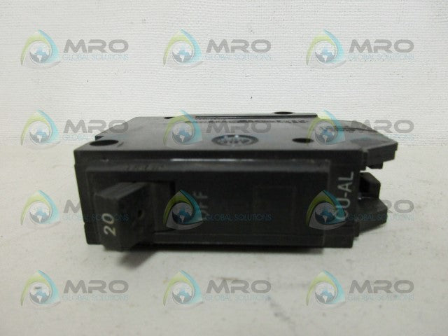 GENERAL ELECTRIC TQL120 20AMP 1 POLE CIRCUIT BREAKER *NEW NO BOX*