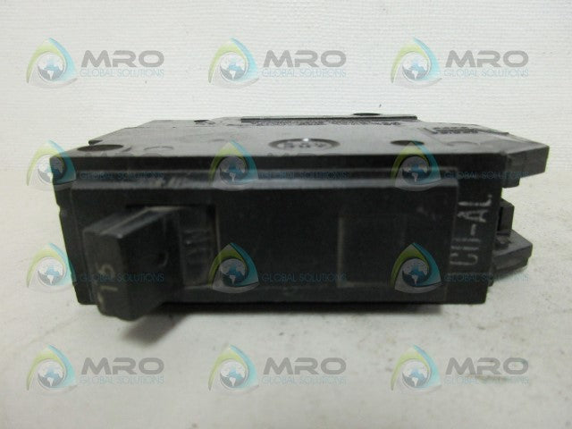 GENERAL ELECTRIC CU-AL 15AMP 1 POLE CIRCUIT BREAKER *USED*