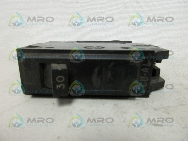 GENERAL ELECTRIC  30AMP 1 POLE CIRCUIT BREAKER *USED*