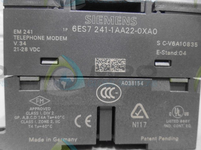SIEMENS 6ES7241-1AA22-0XA0 MODEM *NEW NO BOX*
