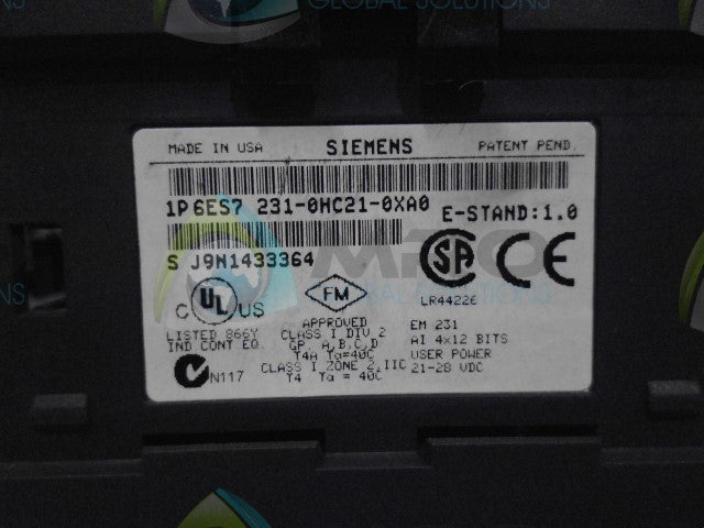 SIEMENS 6ES7231-0HC21-0XA0 MODULE *NEW NO BOX*
