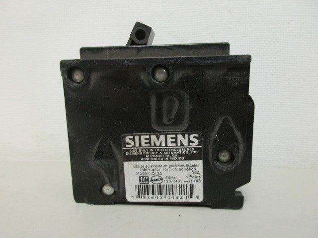 SIEMENS QP130 30AMP 1POLE CIRCUIT BREAKER *NEW NO BOX*