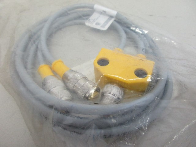 TURCK VB2-FSM4.4/2RK4.4T-1/1/S651 TWIN JUNCTION CORDSET *NEW IN FACTORY BAG*