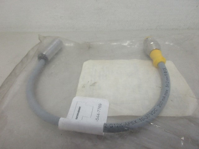 TURCK BI2-G12K-AP6X-0.2M-RS4T PROXIMITY SENSOR *NEW IN FACTORY BAG*