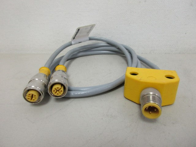 TURCK VB2-FSM4.4/2RK4T-0.5/0.5 CORDSET SPLITTER *NEW NO BOX*
