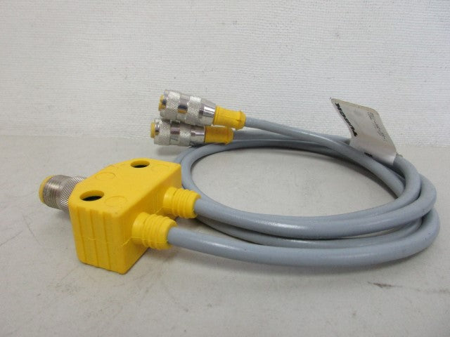 TURCK VB2-FSM4.4/2RK4T-0.5/0.5 CORDSET SPLITTER *NEW NO BOX*