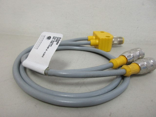 TURCK VB2-FSM4.4/2RK4T-0.5/0.5 CORDSET SPLITTER *NEW NO BOX*
