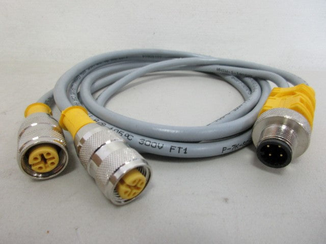 TURCK VBRS4.4-2RK4T-1/1 TWIN JUNCTION CORDSET *NEW NO BOX*