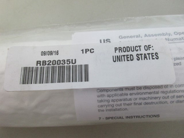 NUMATICS RB20035U FILTER ELEMENT *NEW IN FACTORY BAG*
