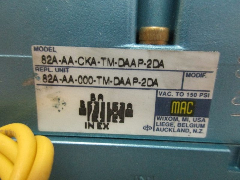 MAC 82A-AA-CKA-TM-DAAP-2DA SOLENOID PILOT VALVE *NEW NO BOX*