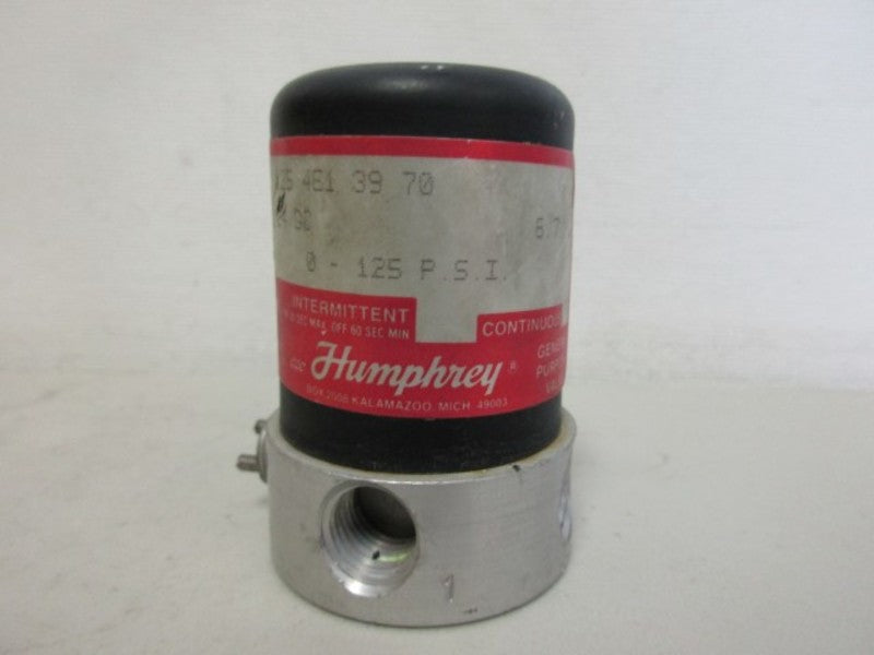 HUMPHREY 1254E13970 SOLENOID VALVE *USED*