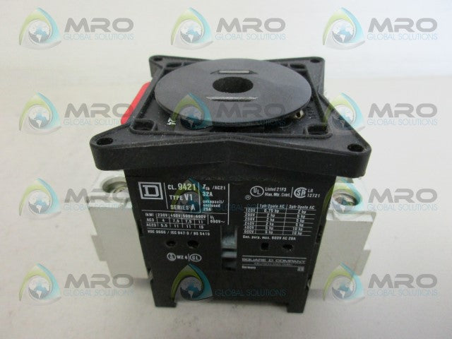 SQUARE D 9421-V1 LOAD BREAK SWITCH *USED*