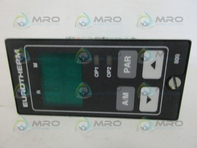 EUROTHERM 808/T1/T1/R1/QS TEMPERATURE CONTROLLER (AS PICTURED) *USED*