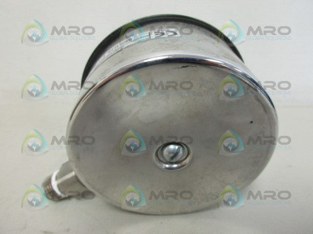 ASHCROFT 302074SD02L-600#XBLCYLMNB PRESSURE GAUGE 600 PSI *USED*
