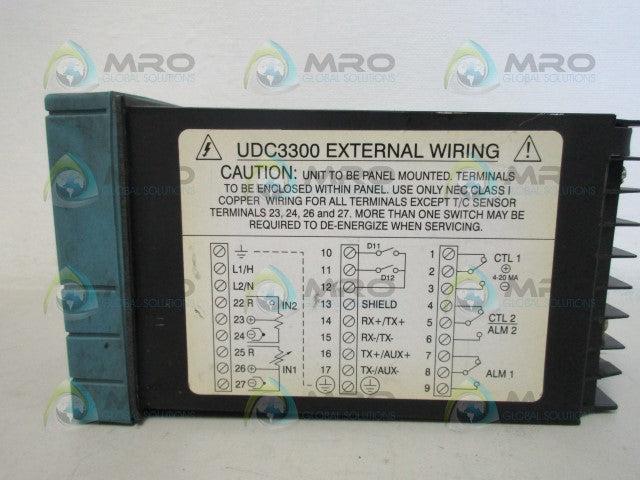 HONEYWELL DC330B-EE-000-20-0AB000-00-0 TEMPERATURE CONTROLLER *USED*