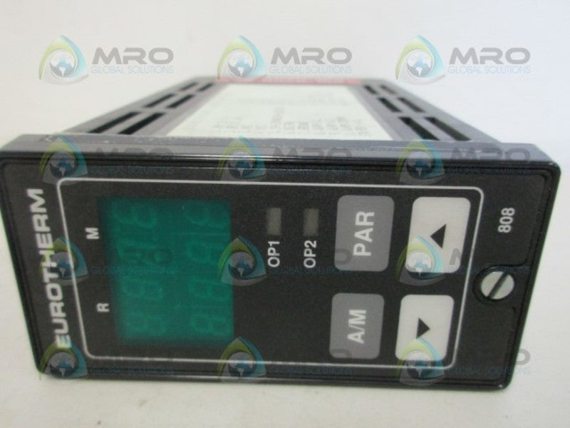 EUROTHERM 808/D1/0/R1/0/0/QLS(AZFF405) TEMPERATURE CONTROLLER *USED*