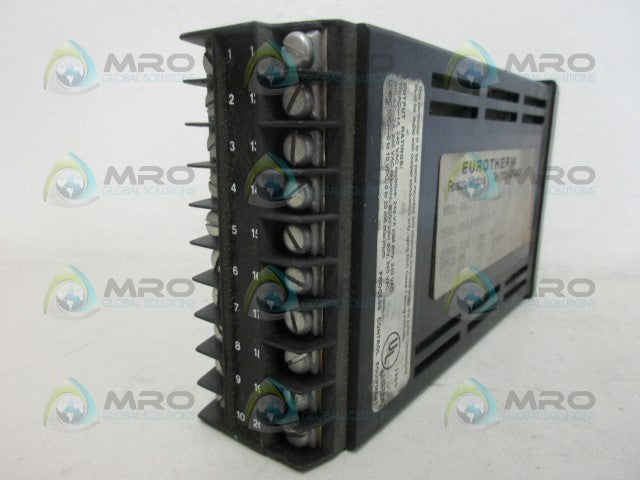 EUROTHERM 808/T1/N0/N0/QS(AJHC100) TEMPERATURE CONTROLLER *USED*
