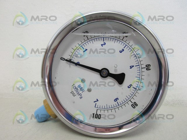 GRAINGER 20TV49 201L-404E PRESSURE GAUGE *NEW IN BOX*