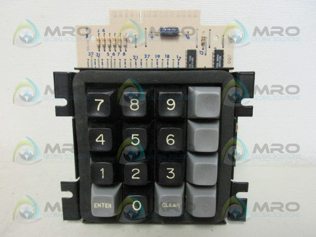 HONEYWELL 16SD1-9-S-H DATA ENTRY KEYPAD *NEW NO BOX*