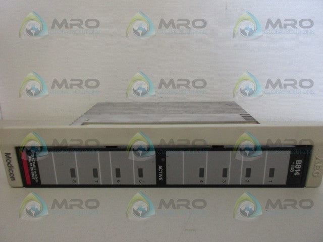 AEG MODICON AS-B814-108 OUTPUT RELAY *USED*