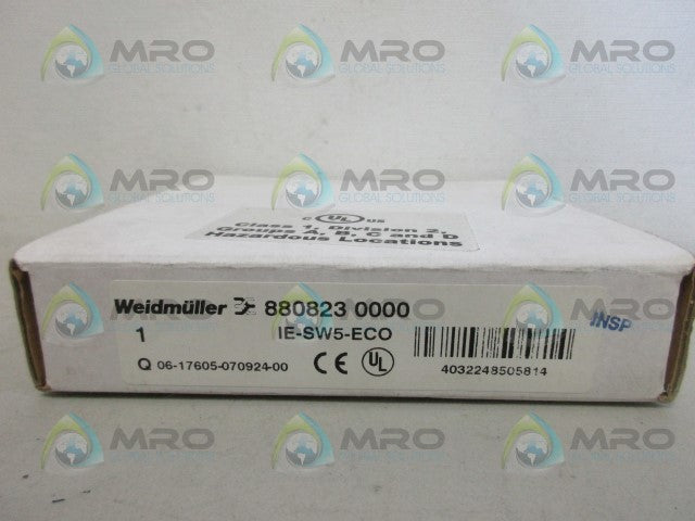 WEIDMULLER IE-SW5-ECO ETHERNET SWITCH *NEW IN BOX*